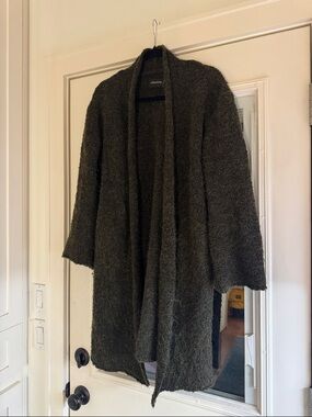 Zadig & Voltaire Celia Merino Wool Mohair Blend Cardigan Duster